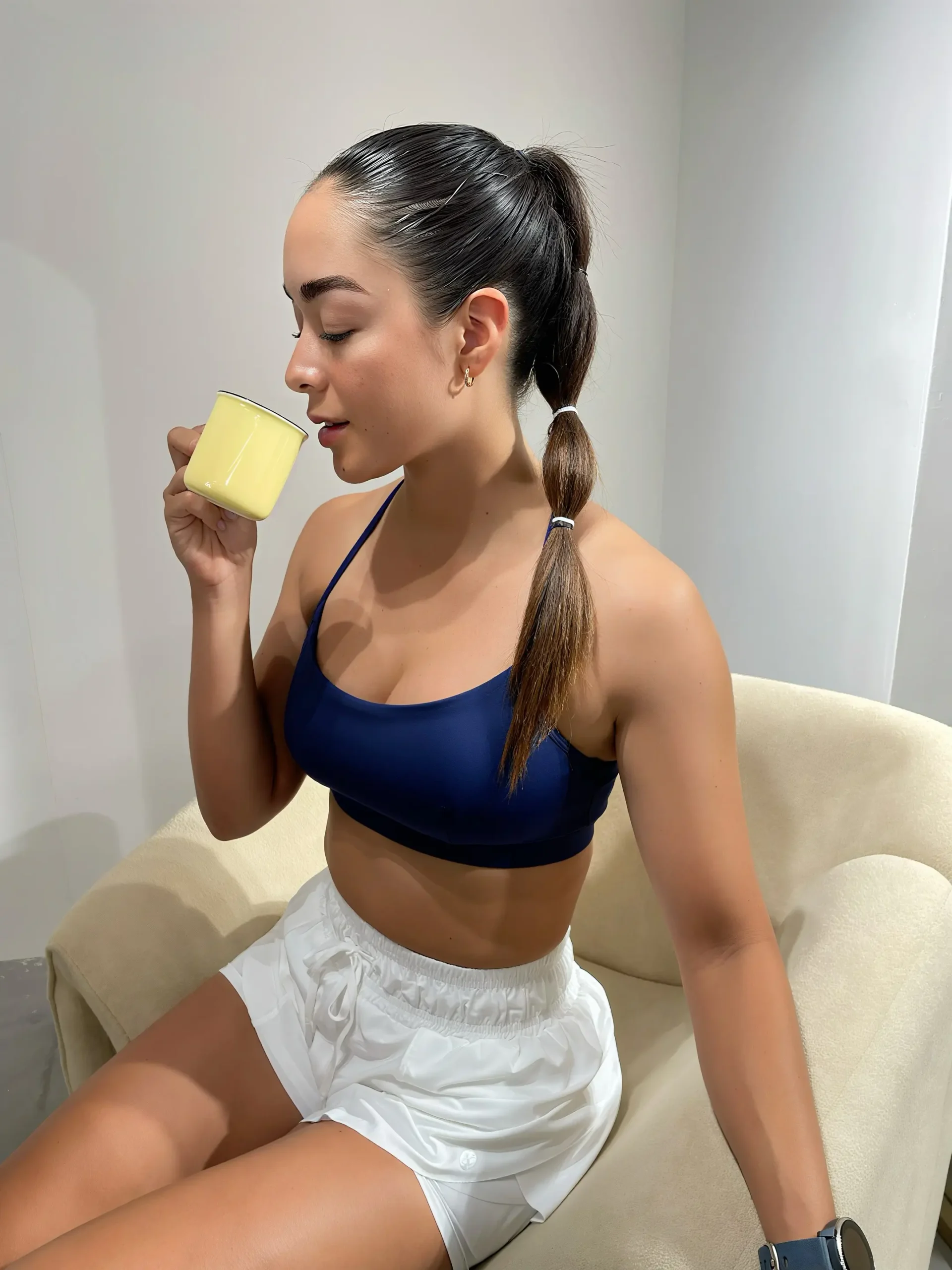 coquette shorts blanco ropa deportiva